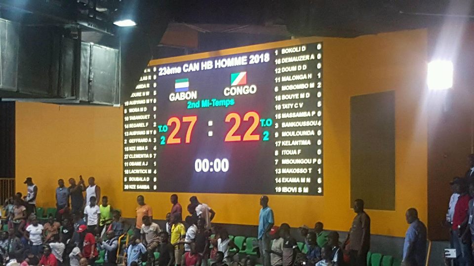 CAN handball : Le Congo s’incline devant le Gabon (22-27)