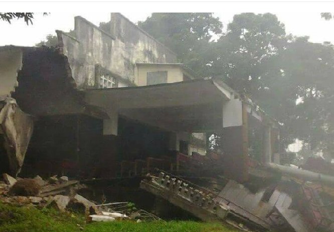 La salle du CFRAD s’est effondrée à Brazzaville