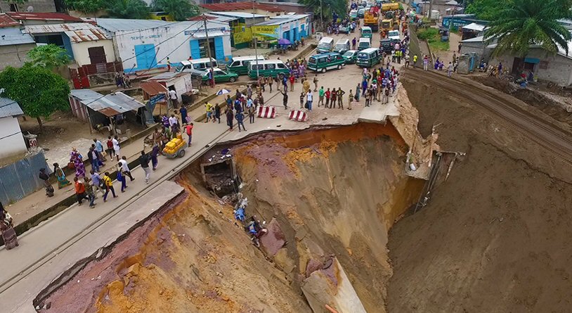 Route de Ngamakosso : l’érosion s’accentue et la population en souffre