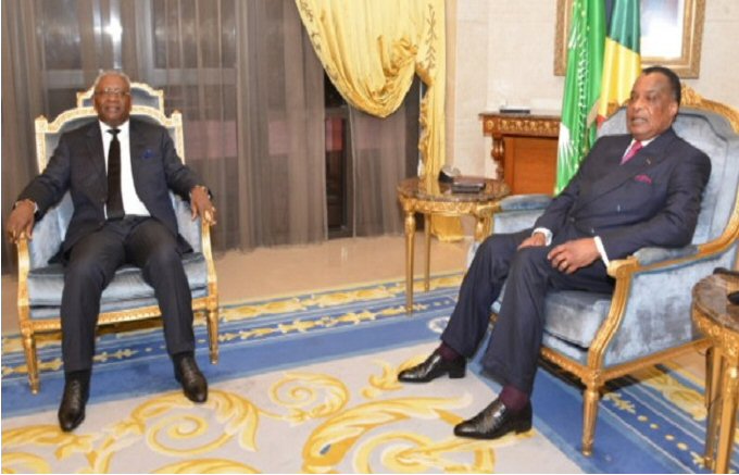 Pascal Tsaty Mabiala chez Denis Sassou Nguesso pour parler du Congo