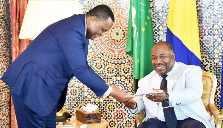 Ali Bongo Ondimba reçoit Jean-Claude Gakosso