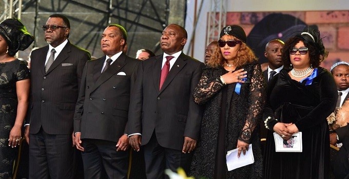 Obsèques de Winnie Mandela : Denis Sassou N’Guesso rend un dernier hommage à l’icône disparue