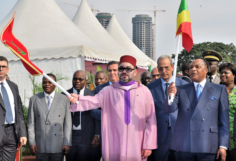 Sassou N’Guesso et Mohammed VI lancent les travaux d’aménagement du port de Yoro