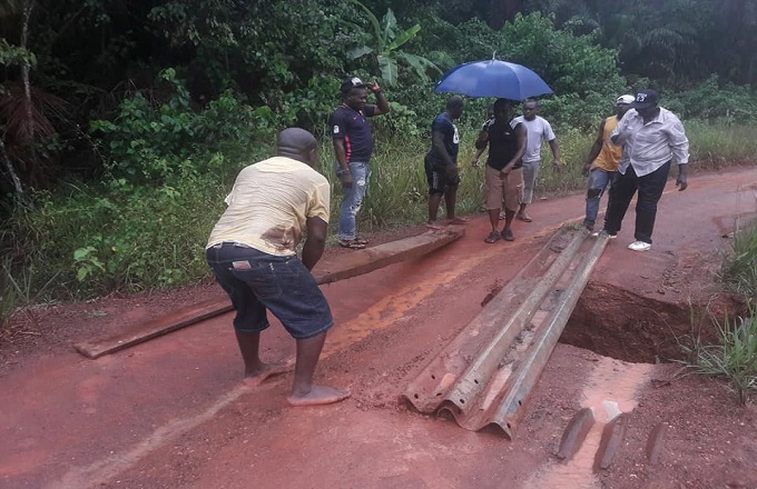 Le mauvais état des routes à Pointe Noire inquiète les populations