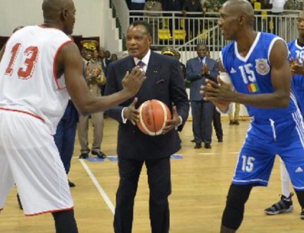 Basketball : Sassou Nguesso a donné le coup d’envoi du championnat d’Afrique militaire