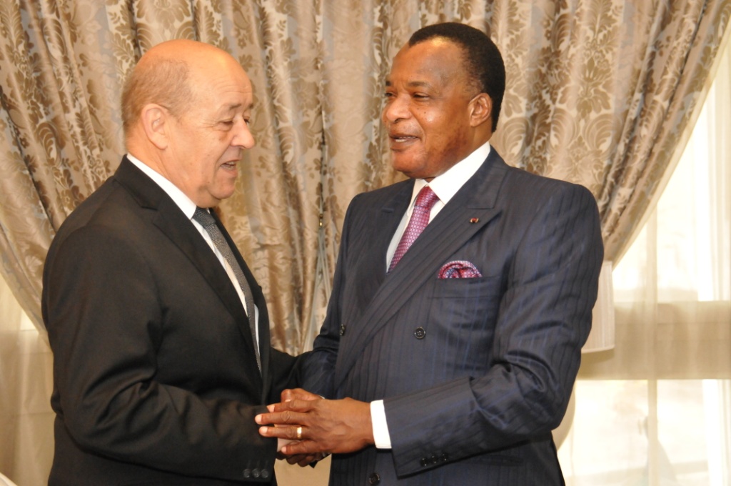 Jean-Yves Le Drian : « il n’y a pas de tension entre Macron et Sassou Nguesso »