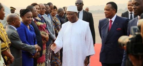 Politique : Sassou Nguesso accueille Ibrahim Boubacar Keïta à Brazzaville
