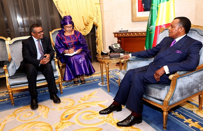 Congo : le directeur de l’OMS remercie Denis Sassou Nguesso