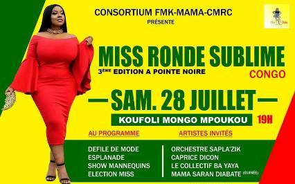 Culture : la troisième édition de Miss ronde débute ce 28 juillet