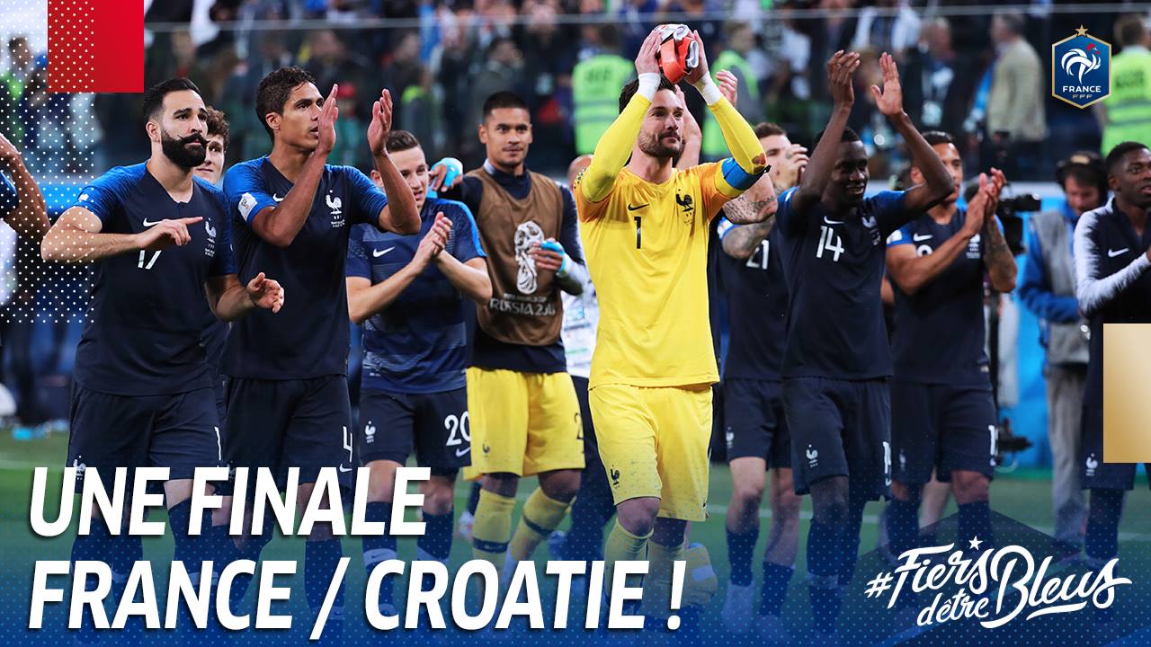 Finale coupe du Monde 2018 : ce sera France contre Croatie