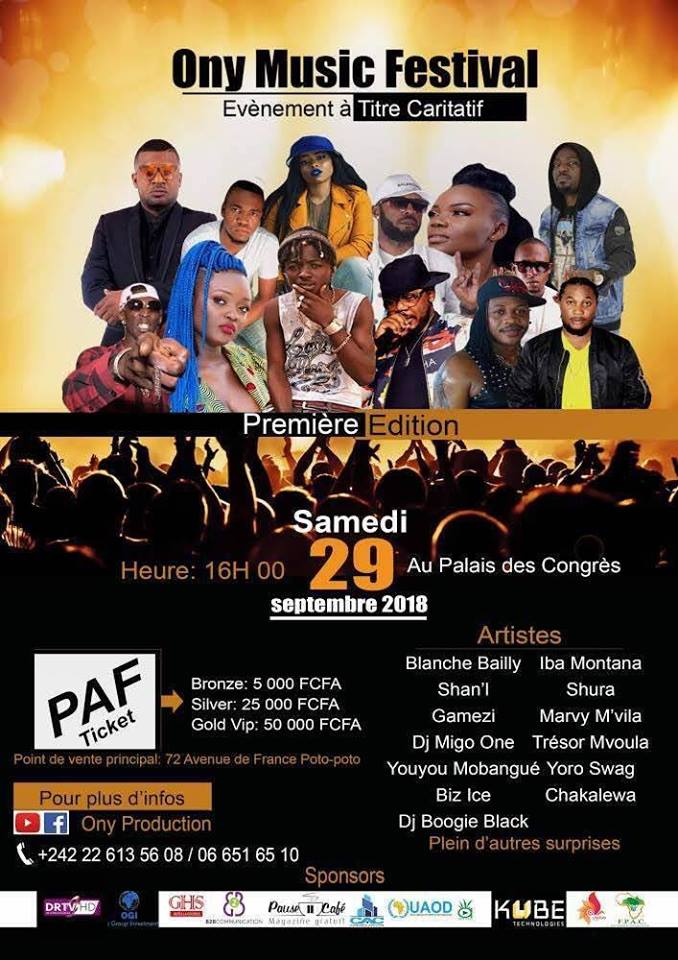 Brazzaville : plusieurs artistes africains sur scène du festival Ony music