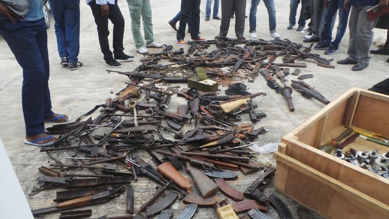 Congo : plus de 6000 armes collectées dans le Pool