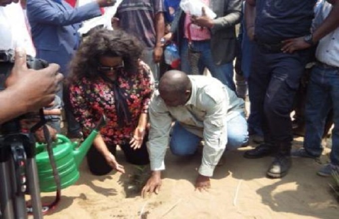 Congo : Claudia Sassou Nguesso s’engage dans la lutte contre l’érosion dans sa circonscription