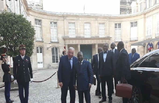 Coopération : Pierre Ngolo reçu par le président du sénat Français