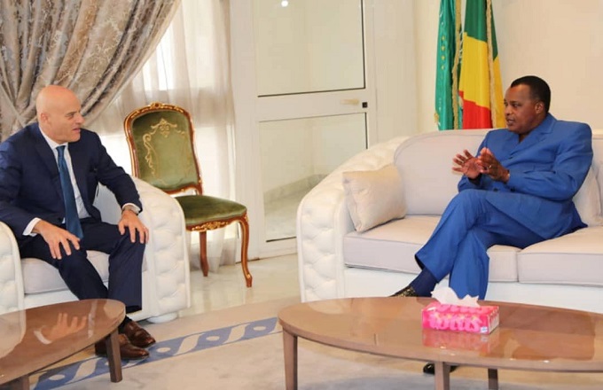 Oyo : Denis Sassou Nguesso reçoit le PDG d’ENI Congo