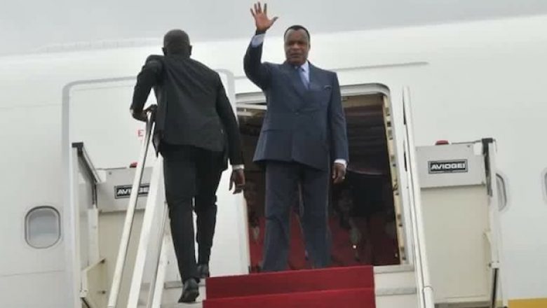 Denis Sassou Nguesso en séjour à Oyo