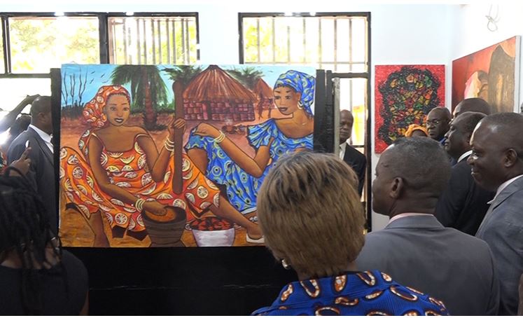 Brazzaville : ouverture d’une exposition vente de tableaux