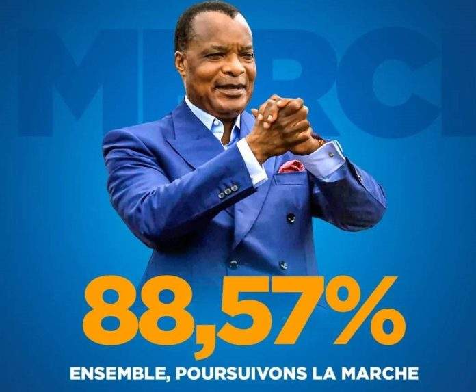 Congo-présidentielle 2021 : Denis Sassou N’Guesso obtient 88, 57 % de voix (résultats provisoires)