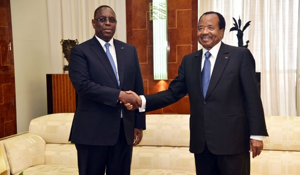 Cérémonie d’ouverture Can 2021 : Macky Sall invité spécial de Paul Biya