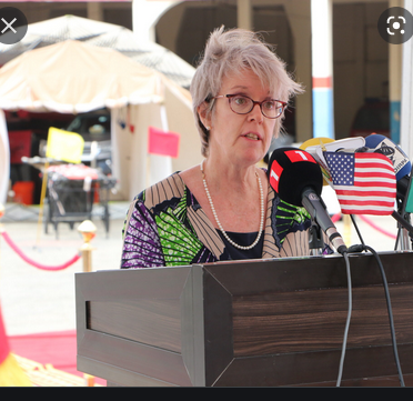Amy Holman, sous-secrétaire d’Etat adjointe des Etats-Unis pour les Affaires de l’Afrique centrale. journaldebrazza.com