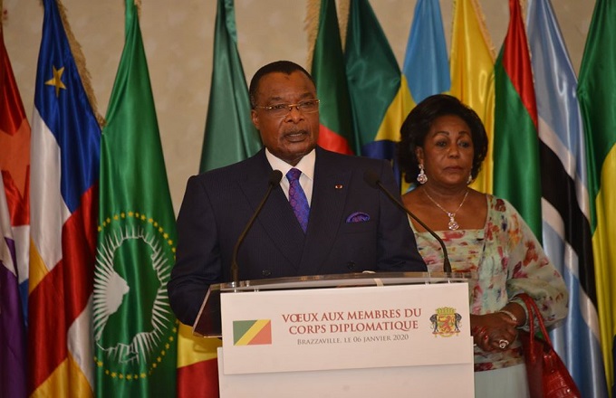Congo : le président Sassou N’Guesso reçoit les vœux les membres du corps diplomatique