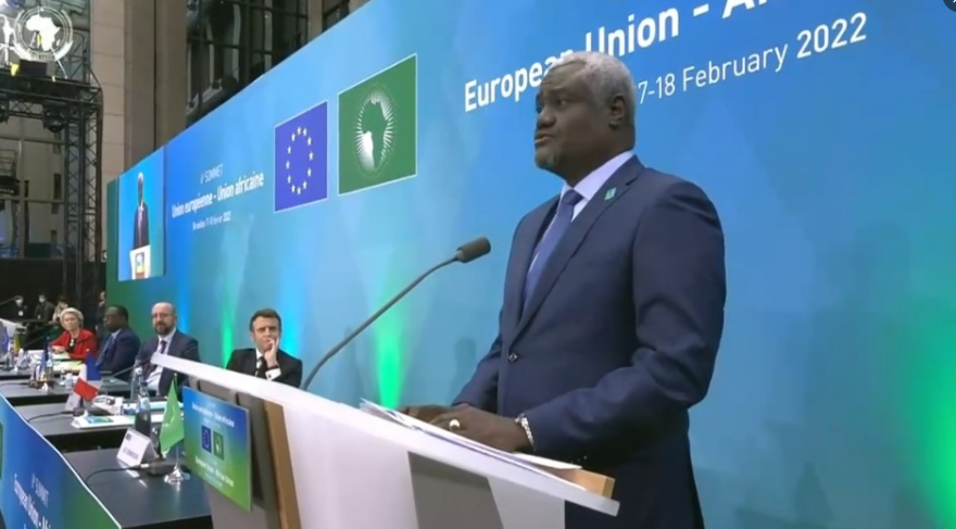 Le sommet UE-UA soulève de « grands espoirs », selon Faki Mahamat