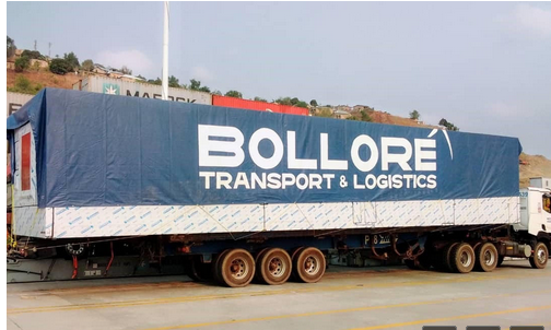Bolloré Transport & Logistics RDC livre 700 tonnes de matériaux pour la construction de logements à Kinshasa