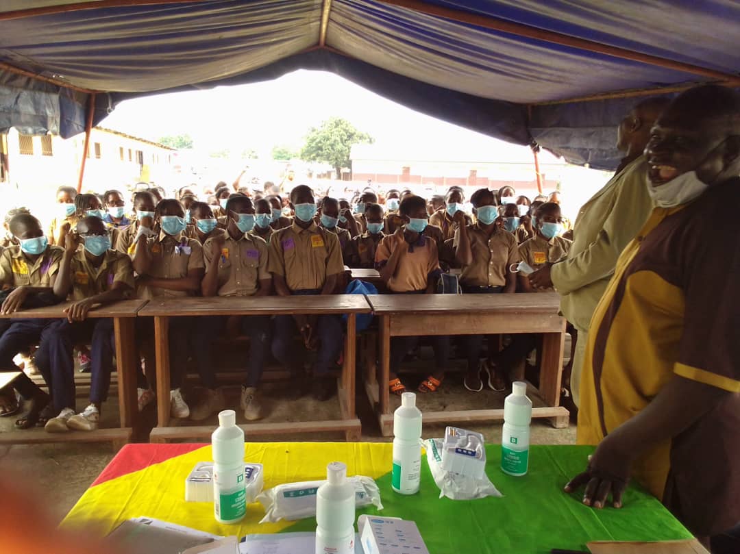 Congo-coronavirus : des élèves handicapés reçoivent des kits de protections