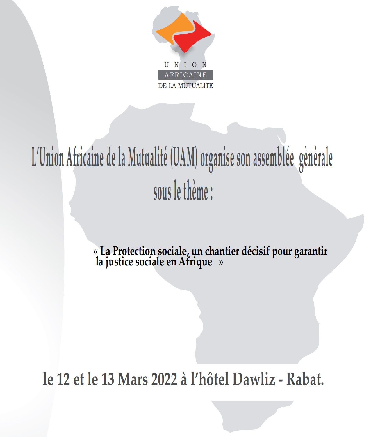 Protection sociale: le Maroc abrite samedi l’AG de l’Union africaine de la mutualité