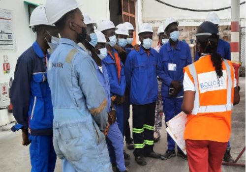 Congo: les étudiants de Don Bosco Pointe-Noire visitent l’atelier technique de Bollore Transport & Logistics Congo