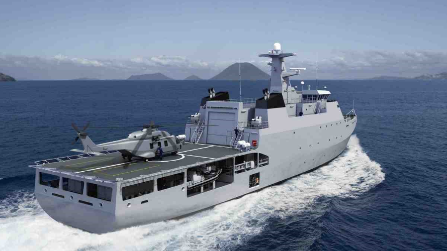 Le Nigeria réceptionne un nouveau navire de guerre