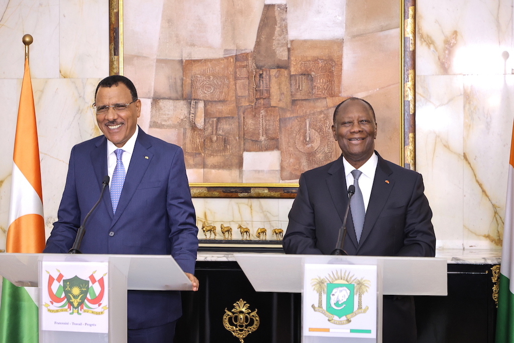 Bazoum et Ouattarra « harmonisent leurs points de vue » sur le dossier malien