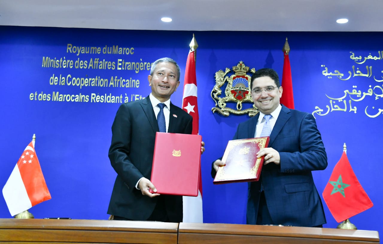 Le Maroc et Singapour signent un mémorandum d’entente et une lettre d’intention