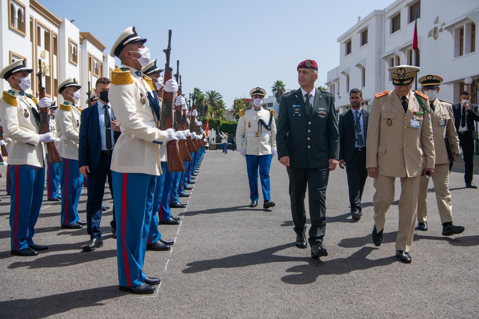 Rabat : Le chef d’état-major des forces de défense israéliennes s’entretient avec des responsables marocains