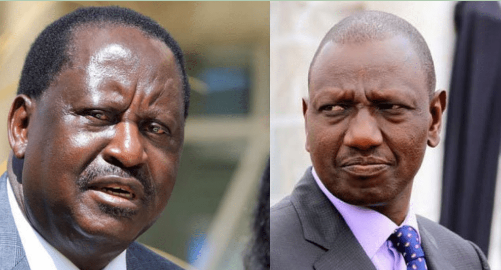 Présidentielle kenyane : Ruto et Odinga au coude à coude