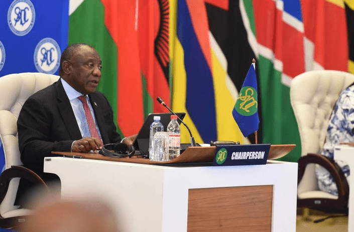 SADC : Ramaphosa salue les progrès en matière de sécurité régionale