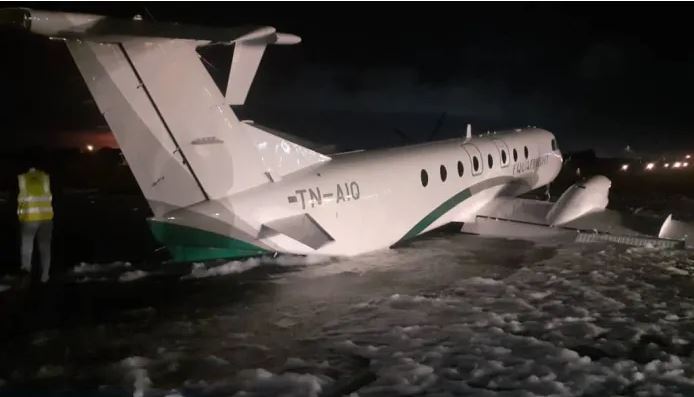 Pointe-Noire : atterrissage en catastrophe d’un avion