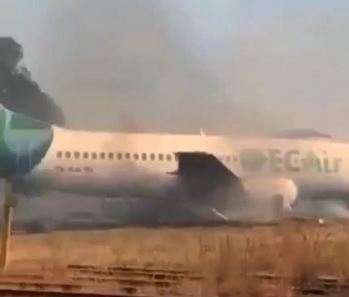 Congo : incendie d’un avion d’Ecair à Johannesburg, une enquête est ouverte