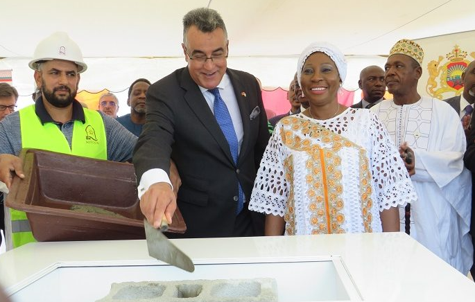 Pose de la 1ère pierre de la nouvelle ambassade du Maroc à Abidjan