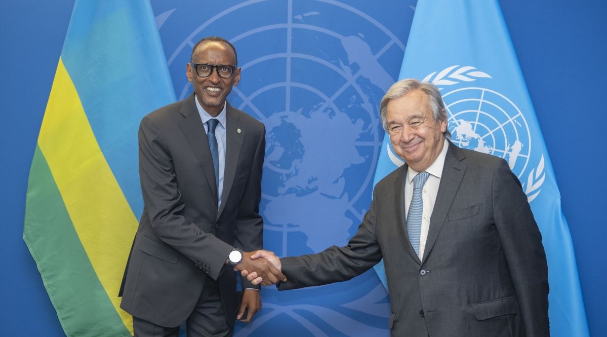 Sécurité en RDC : Kagamé s’entretient avec Guterres