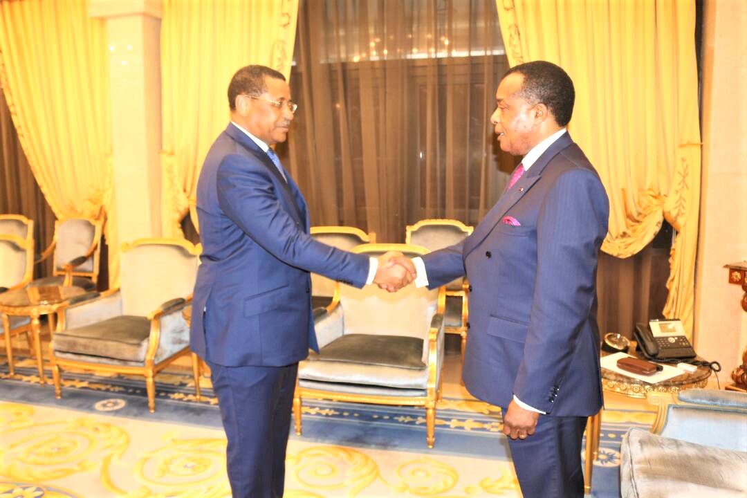 Congo : Denis Sassou Nguesso reçoit en audience Daniel Ona Ondo