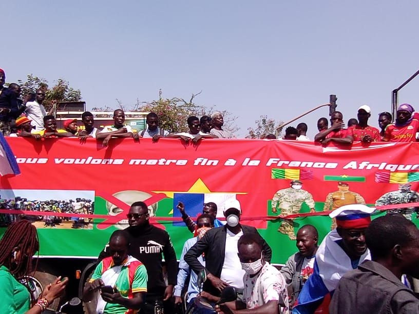 Burkina : Des manifestants exigent le départ de l’ambassadeur de France