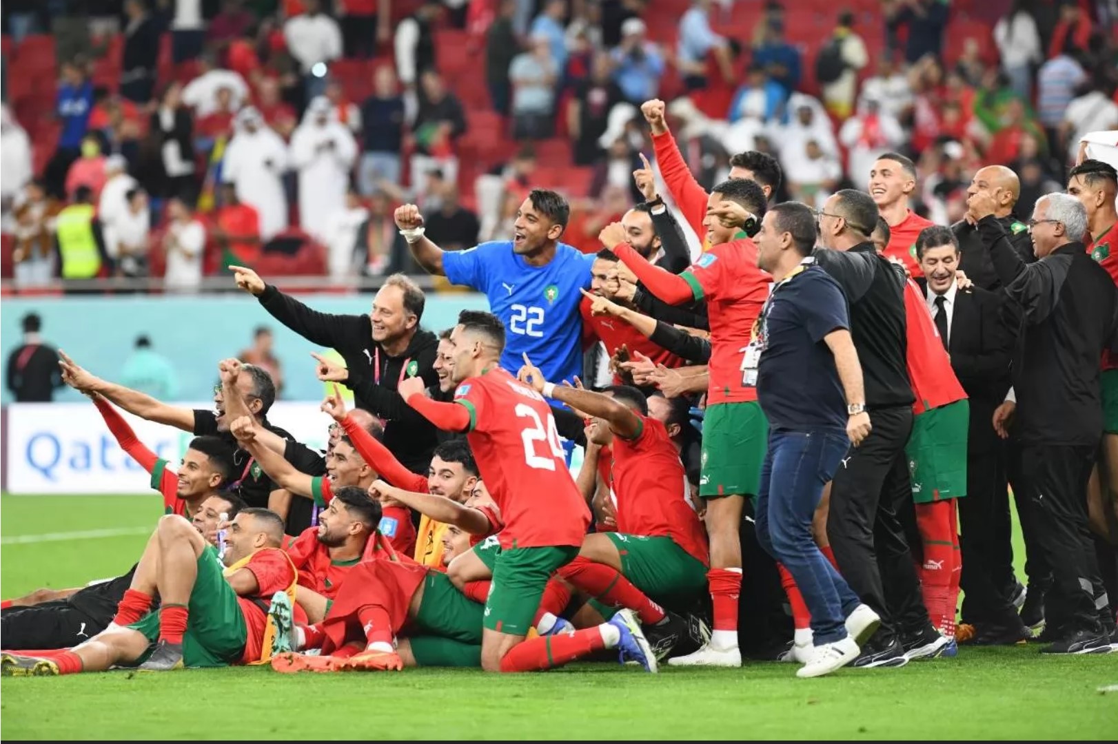 Mondial-2022: qualification historique du Maroc en demi-finale