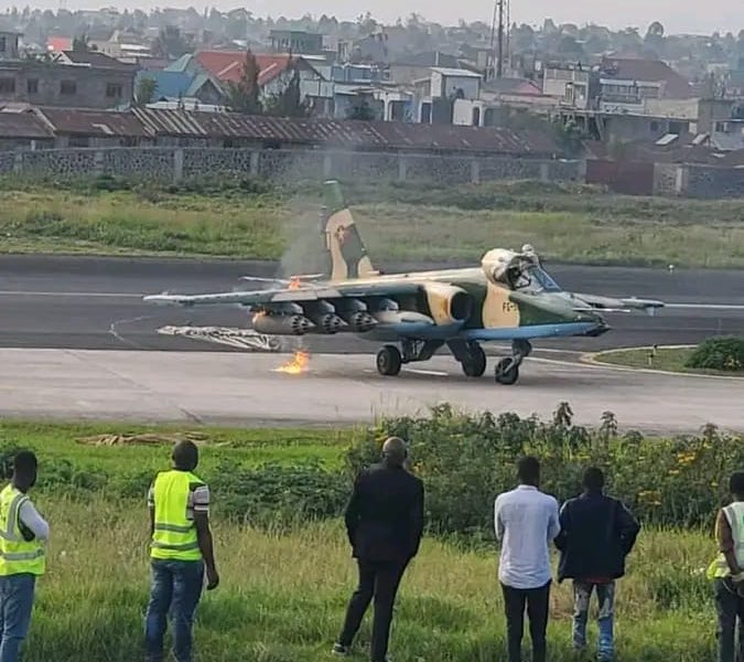 Un avion de chasse de la RDC touché par un missile rwandais