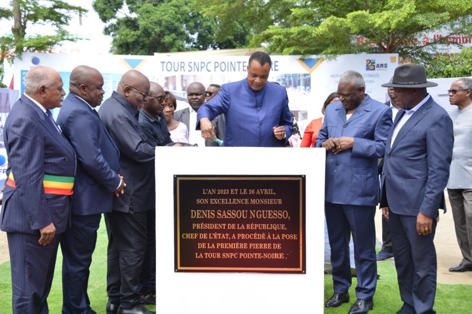 Congo : pose de la première pierre du siège de la SNPC