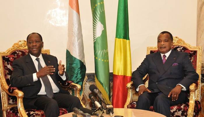 Denis Sassou-Nguesso en visite d’État en Côte d’Ivoire