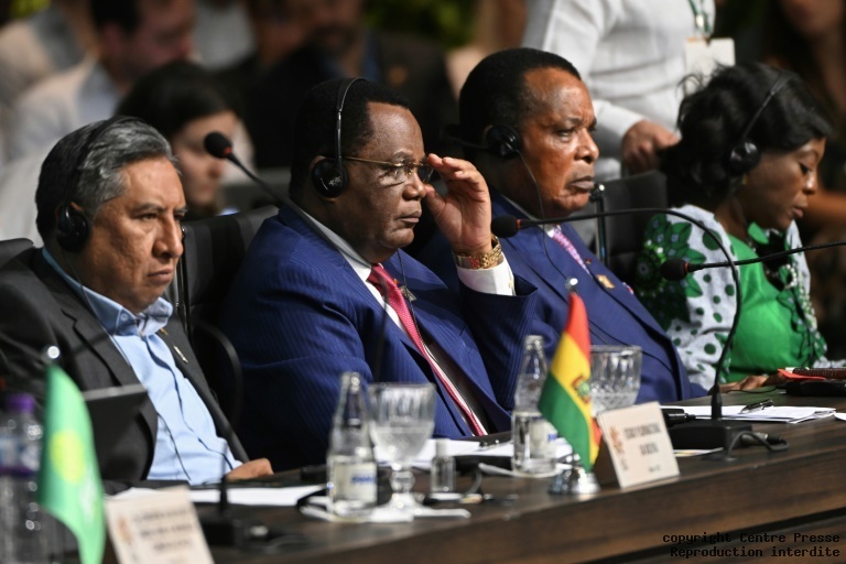 Brésil : séance de travail entre Sassou Nguesso et une délégation de la FAO