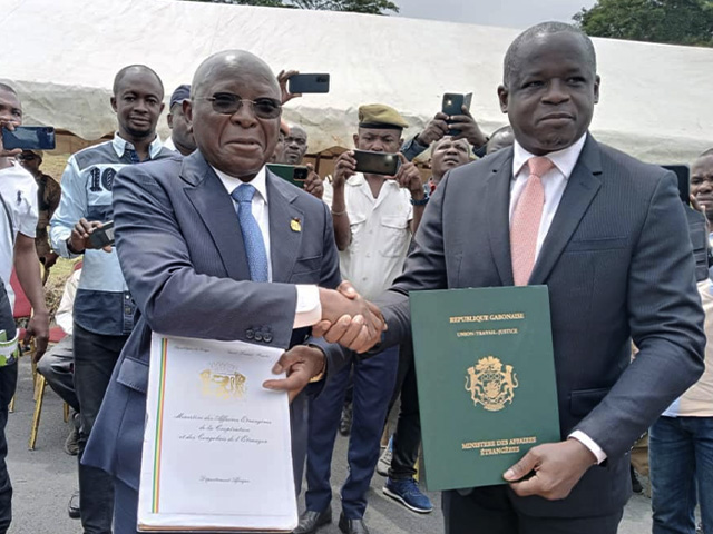 Congo-Gabon : signature d’un accord de construction d’une route reliant Ekata à Bekongo