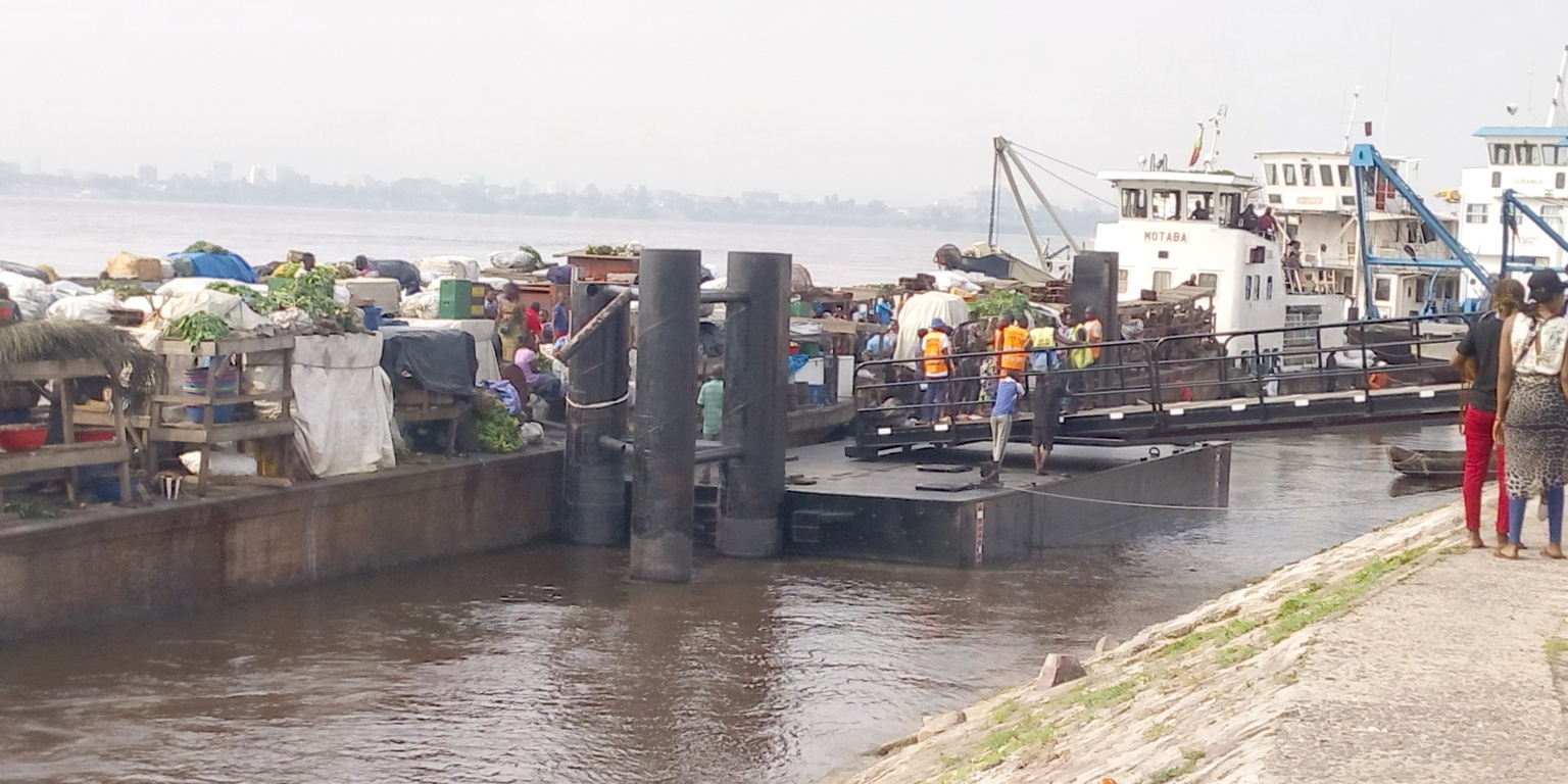 Congo : les plateformes portuaires de Brazzaville sont inondées par les eaux du fleuve