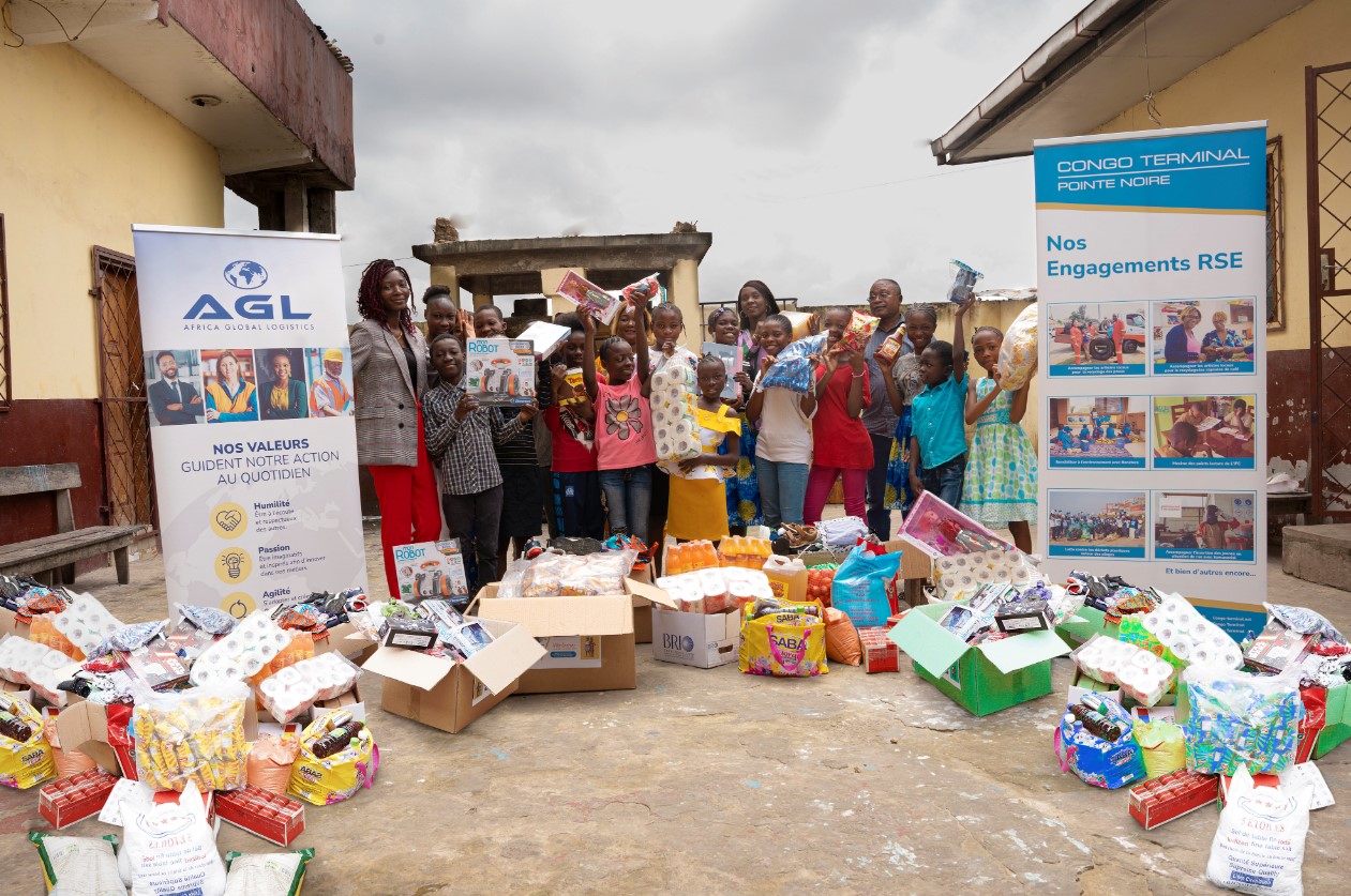 Au Congo, AGL apporte le soutien aux orphelins à noël